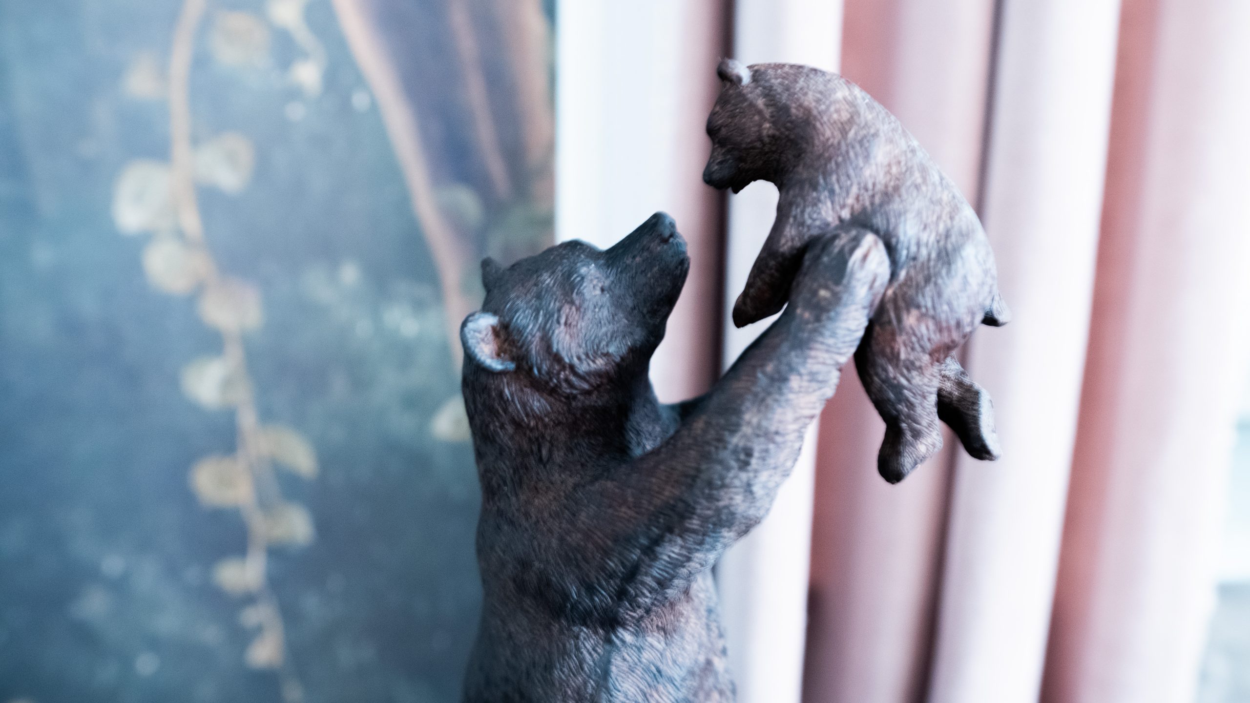 Magnifique Statue Ours & Ourson – Image 3